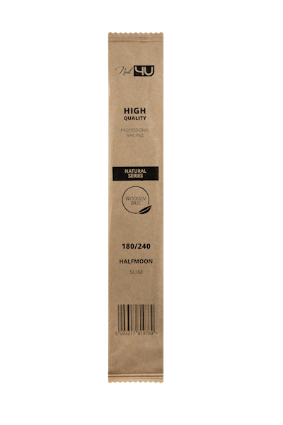 Pilnik Nail4u NATURAL Slim II Łódka 180/240 (komplet 100szt)